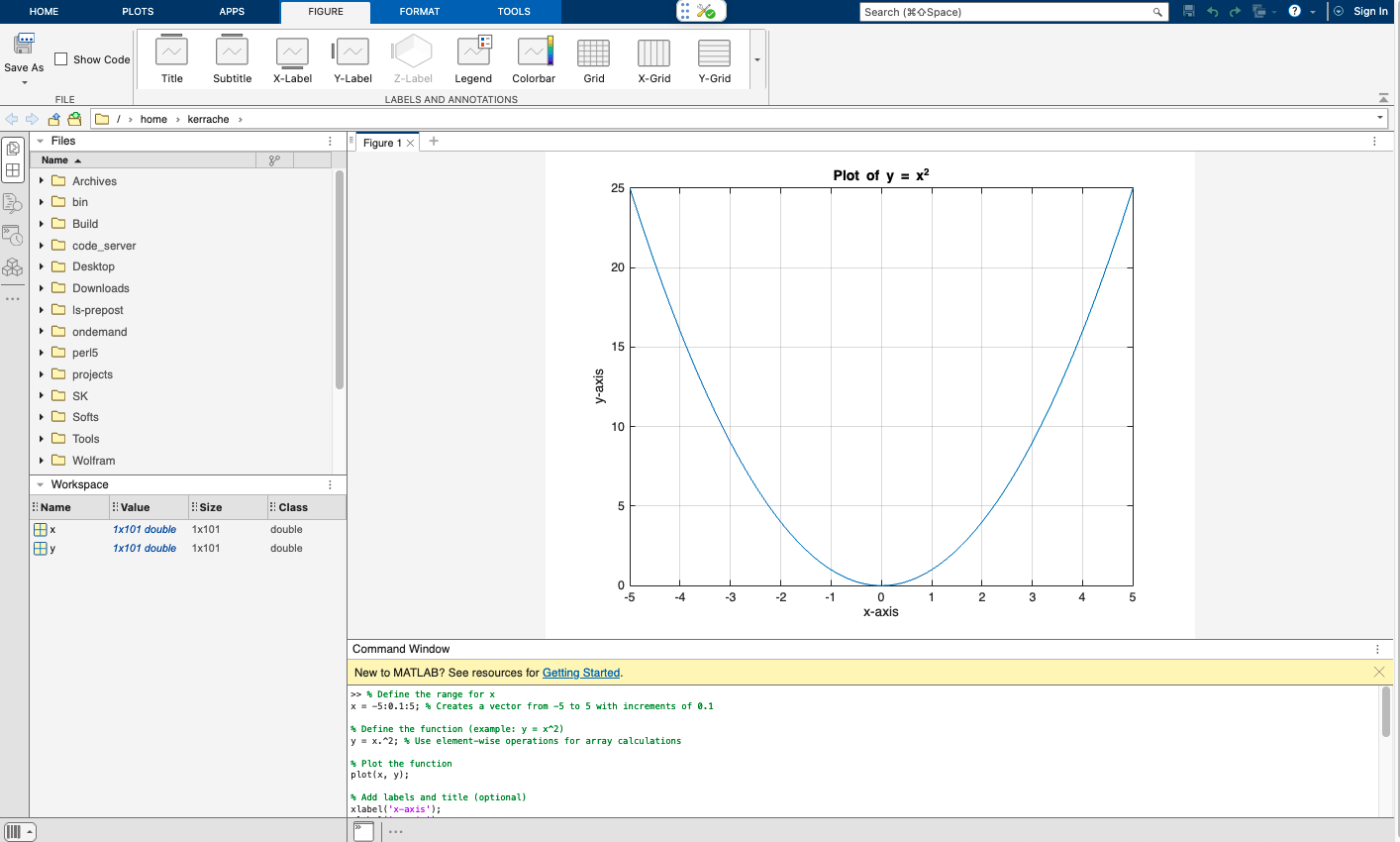 Matlab Server View